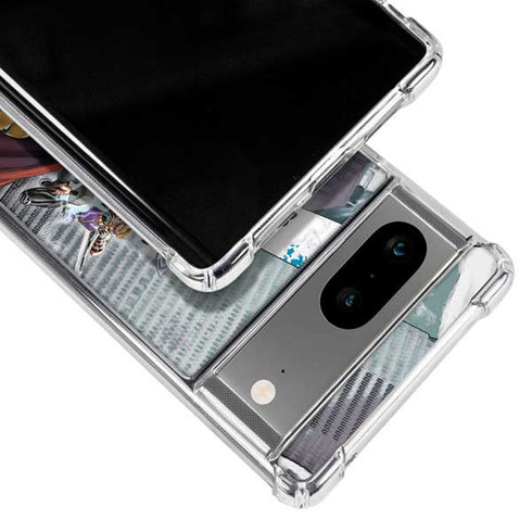 Marvel Avengers Attack Google Pixel 8a Clear Case