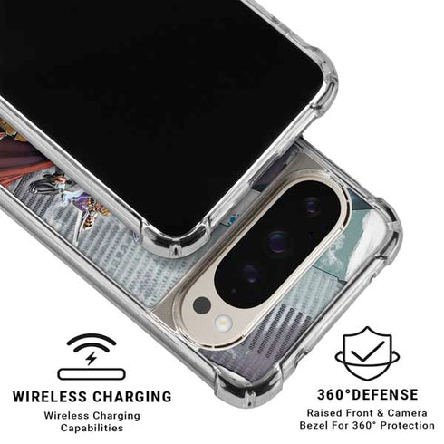 Marvel Avengers Attack Google Pixel 9 Pro XL Clear Case