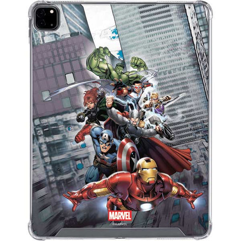 Marvel Avengers Attack iPad Pro 12.9in (2020) Clear Case