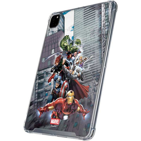Marvel Avengers Attack iPad Pro 12.9in (2020) Clear Case