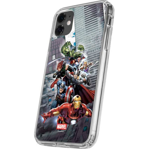Marvel Avengers Attack iPhone 11 Clear Case