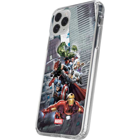 Marvel Avengers Attack iPhone 11 Pro Clear Case