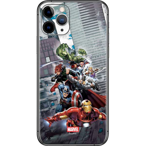Marvel Avengers Attack iPhone 11 Pro Skin