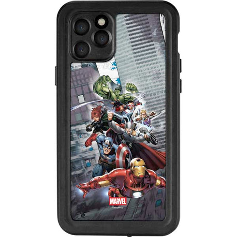 Marvel Avengers Attack iPhone 11 Pro Waterproof Case