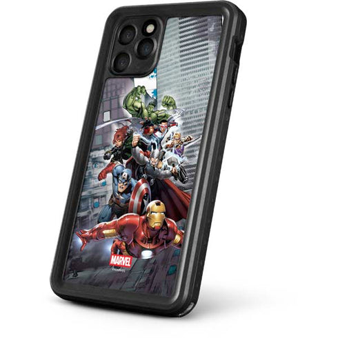 Marvel Avengers Attack iPhone 11 Pro Waterproof Case