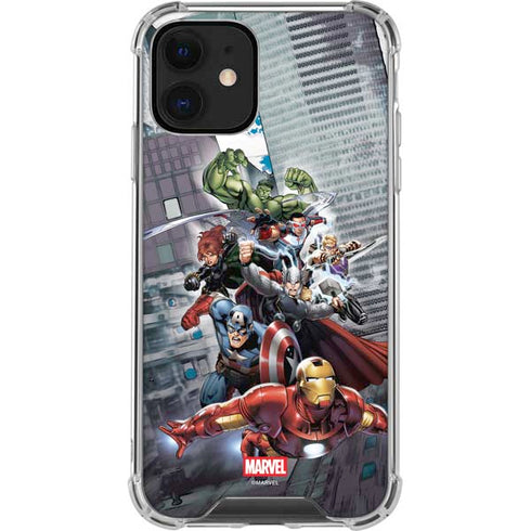 Marvel Avengers Attack iPhone 12 Clear Case