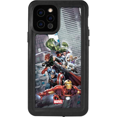 Marvel Avengers Attack iPhone 12 Pro Waterproof Case