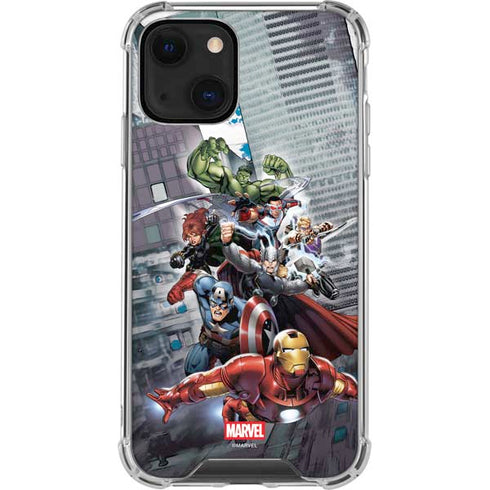 Marvel Avengers Attack iPhone 13 Mini Clear Case