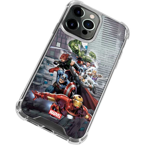 Marvel Avengers Attack iPhone 13 Pro Clear Case