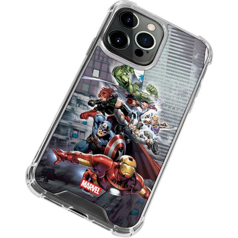 Marvel Avengers Attack iPhone 13 Pro Max Clear Case