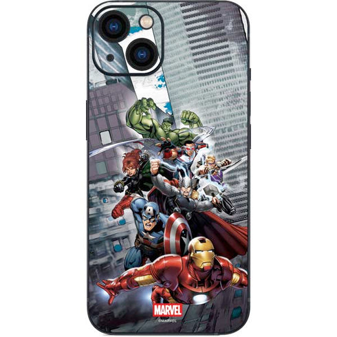 Marvel Avengers Attack iPhone 14 Plus Skin