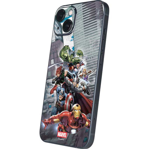 Marvel Avengers Attack iPhone 14 Plus Skin