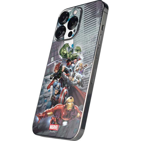Marvel Avengers Attack iPhone 14 Pro Skin
