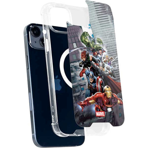 Marvel Avengers Attack iPhone 15 Plus MagSafe Case