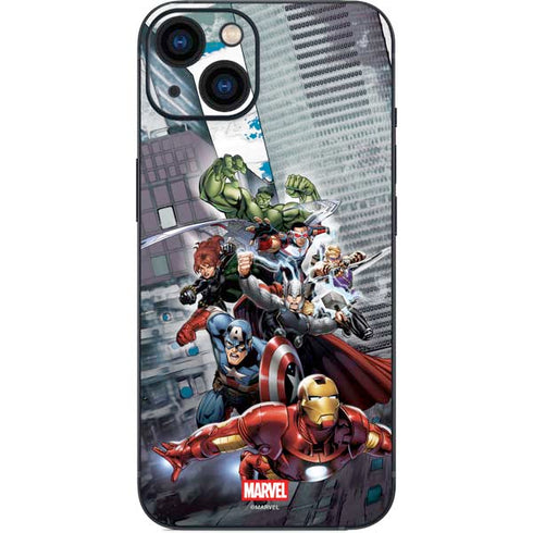 Marvel Avengers Attack iPhone 15 Plus Skin
