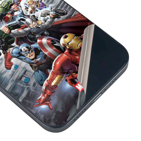 Marvel Avengers Attack iPhone 15 Plus Skin