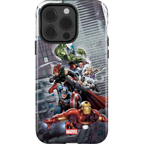 Marvel Avengers Attack iPhone 15 Pro Impact Case