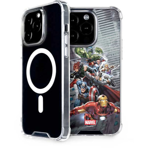 Marvel Avengers Attack iPhone 15 Pro MagSafe Case