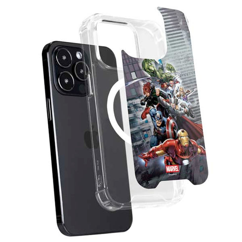 Marvel Avengers Attack iPhone 15 Pro MagSafe Case