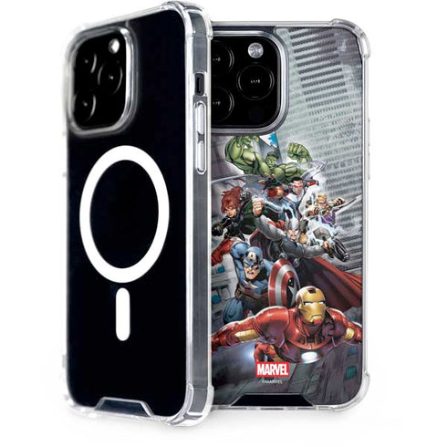 Marvel Avengers Attack iPhone 15 Pro Max MagSafe Case