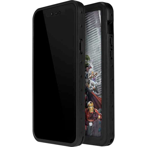 Marvel Avengers Attack iPhone 15 Waterproof Case