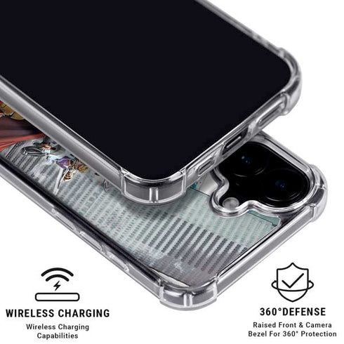 Marvel Avengers Attack iPhone 16 Clear Case