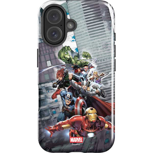Marvel Avengers Attack iPhone 16 Plus Impact Case
