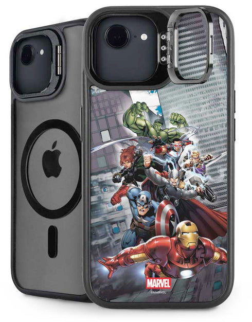 Marvel Avengers Attack iPhone 16e Kickstand Case