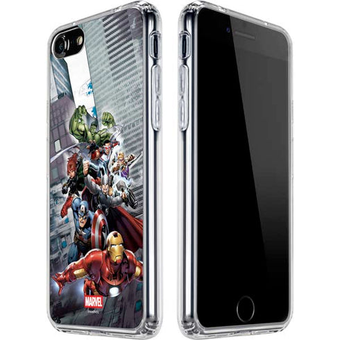 Marvel Avengers Attack iPhone SE (2nd & 3rd Gen) Clear Case