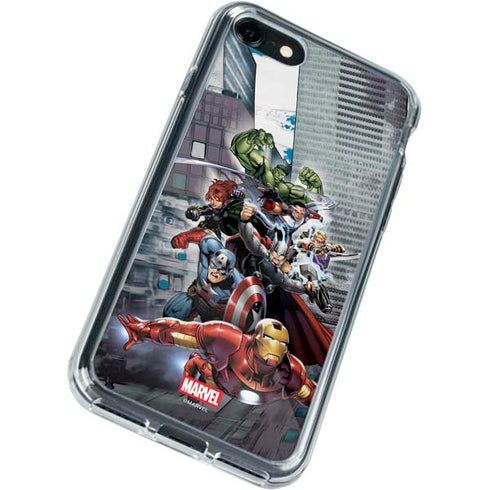 Marvel Avengers Attack iPhone SE (2nd & 3rd Gen) Clear Case