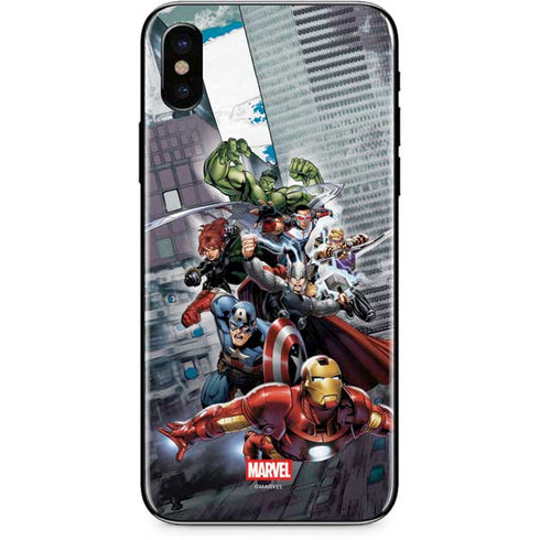 Marvel Avengers Attack iPhone X Skin