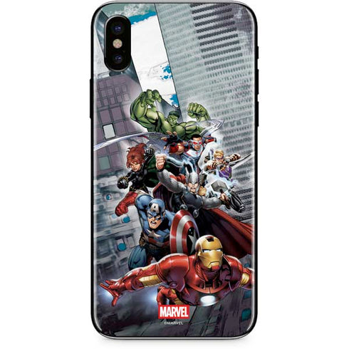 Marvel Avengers Attack iPhone XS Skin