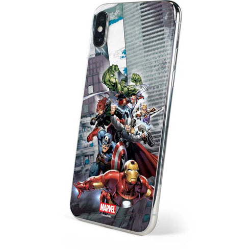 Marvel Avengers Attack iPhone XS Skin