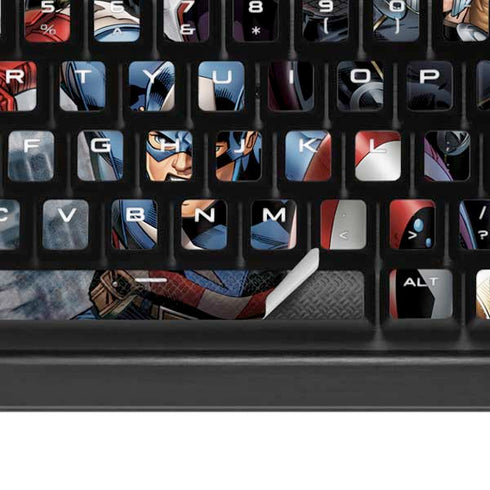 Marvel Avengers Attack K95 RGB PLATINUM Mechanical Gaming Keyboard Skin