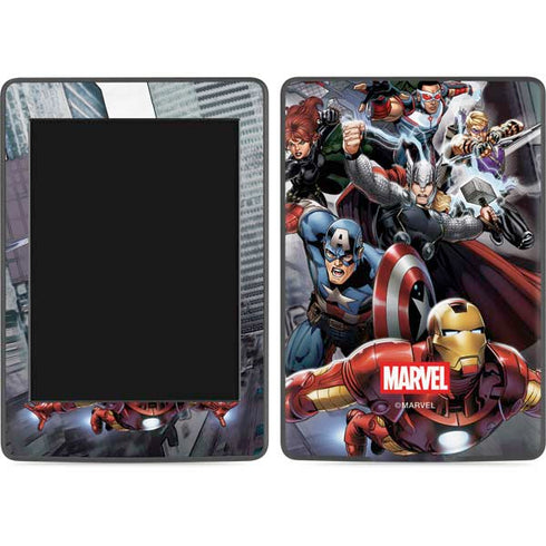 Marvel Avengers Attack Amazon Kindle Skin