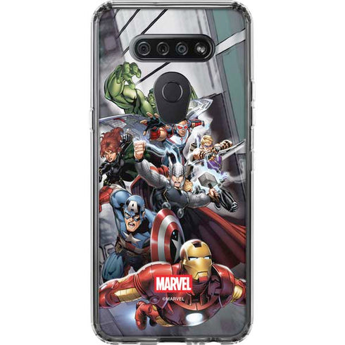 Marvel Avengers Attack LG K51/Q51 Clear Case