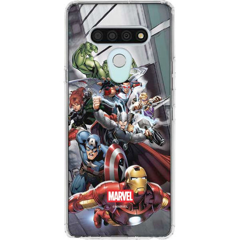 Marvel Avengers Attack LG Stylo 6 Clear Case