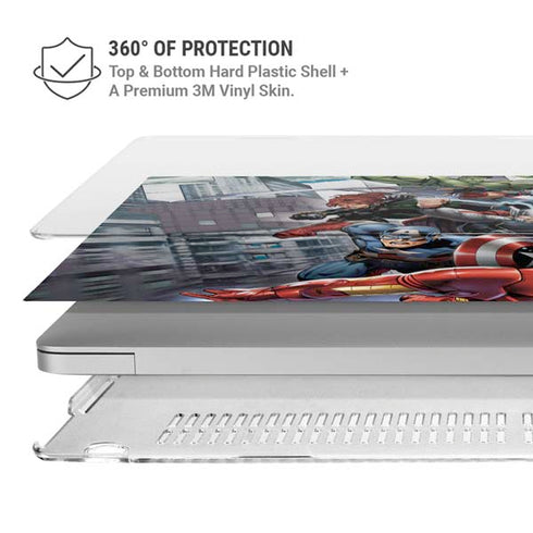 Marvel Avengers Attack MacBook Pro 16in (2021-25) Case plus Skin