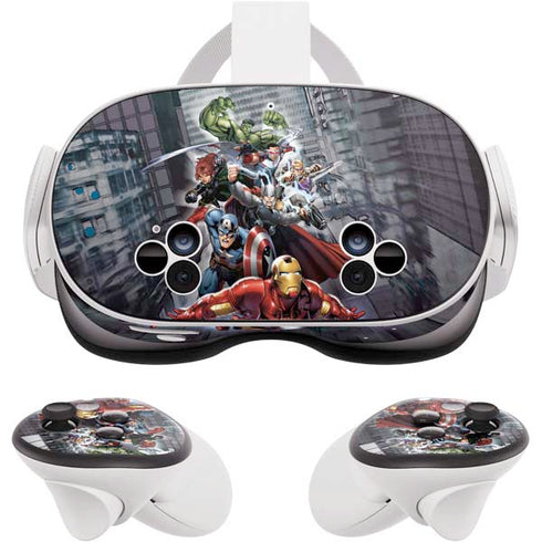 Marvel Avengers Attack Meta Quest 3S Skin