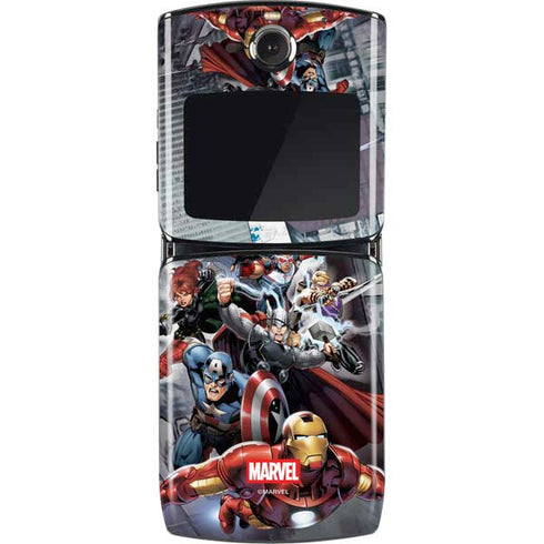 Marvel Avengers Attack Motorola RAZR Skin