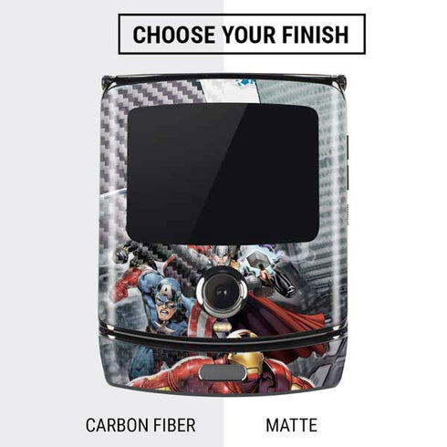 Marvel Avengers Attack Motorola RAZR Skin