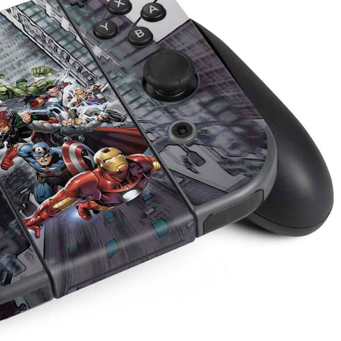 Marvel Avengers Attack Nintendo Switch (2017-2021) Joy-Con Controller Skin