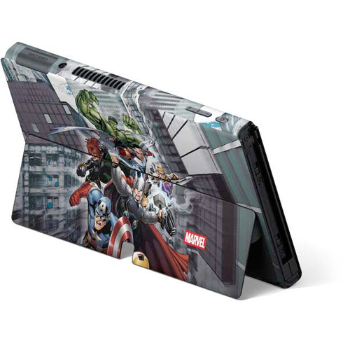 Marvel Avengers Attack Nintendo Switch OLED (2021) Skin