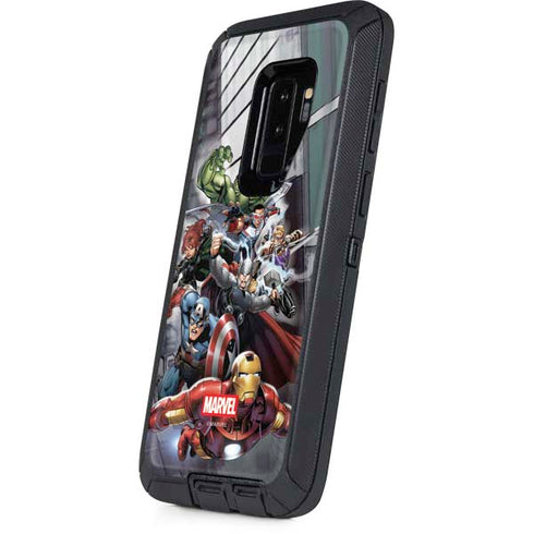 Marvel Avengers Attack Otterbox Defender Galaxy Skin