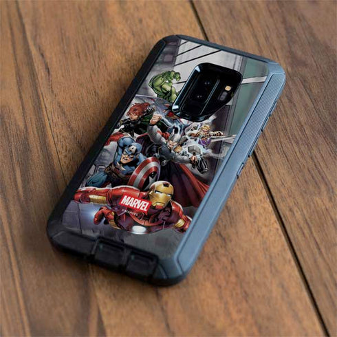 Marvel Avengers Attack Otterbox Defender Galaxy Skin