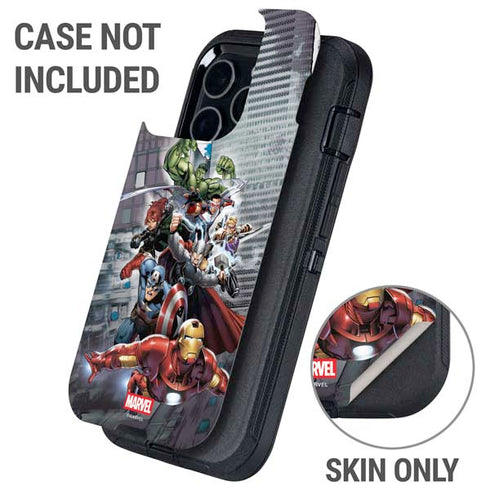 Marvel Avengers Attack Otterbox Defender iPhone Skin