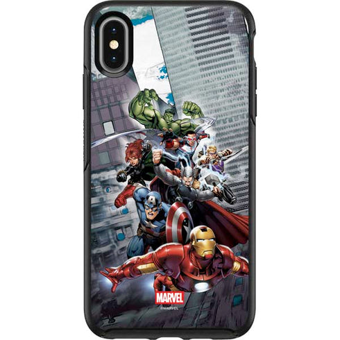 Marvel Avengers Attack Otterbox Symmetry iPhone Skin