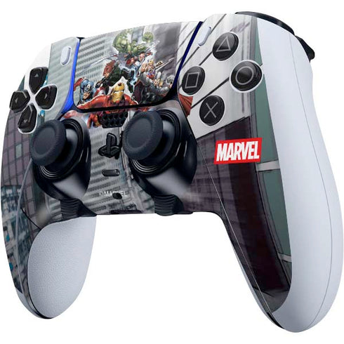 Marvel Avengers Attack PS5 DualSense Edge Pro Controller Skin