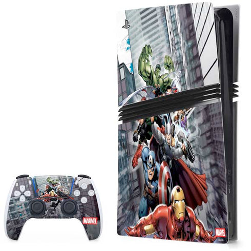 Marvel Avengers Attack PS5 Pro Bundle Skin