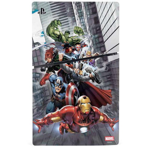 Marvel Avengers Attack PS5 Slim Digital Edition Bundle Skin